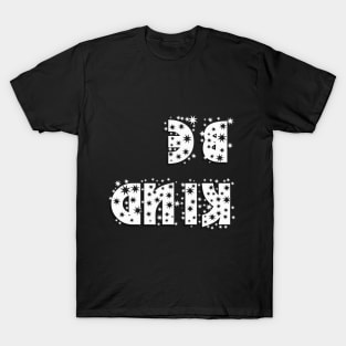 Glitty Be Kind Backward letter T-Shirt